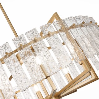 SL1632.203.08 Люстра подвесная ST-Luce Шампань/Прозрачный E14 8*60W MIRA-foto3