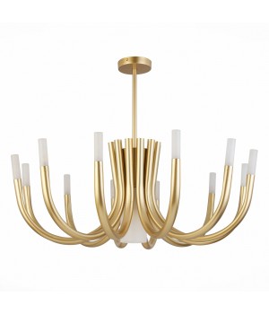 SL1173.202.13 Люстра потолочная ST-Luce Золотистый/Белый G4/E27 12+1*5+60W PAFE-foto2