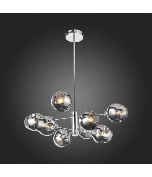 SL1500.103.08 Светильник подвесной ST-Luce Хром/Дымчатый E14 8*40W FOVIA-foto7