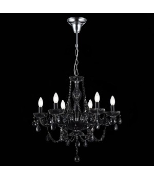 SL642.403.06 Люстра подвесная ST-Luce Черный, Хром/Черный E14 6*40W ODILIA-foto4