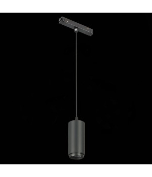 ST357.443.06 Магнитный трековый светильник подвесной ZOOM Черный LED 1*6W 4000K 667Lm Ra>80 10-60° IP20 D60xH120 48V ZIRO-foto6