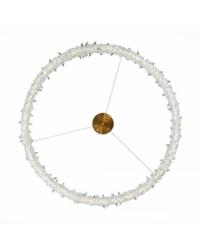 SL6105.213.01 Люстра подвесная ST-Luce Золотистый/Прозрачный LED 1*73W 3000 - 6500K Lucchero-foto3