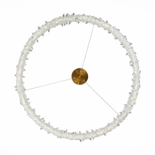 SL6105.213.01 Люстра подвесная ST-Luce Золотистый/Прозрачный LED 1*73W 3000 - 6500K Lucchero-foto3