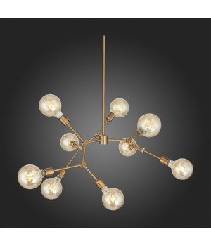 SL413.212.09 Люстра потолочная ST-Luce Латунь E27 9*40W TAVERE-foto3