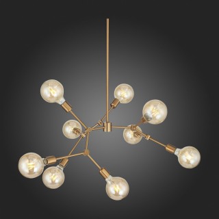 SL413.212.09 Люстра потолочная ST-Luce Латунь E27 9*40W TAVERE-foto3