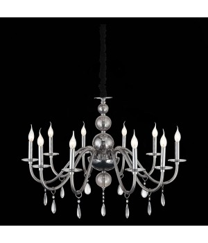 SL1113.403.10 Люстра подвесная ST-Luce Хром, Дымчатый, Прозрачный E14 10*40W SIEMA-foto8