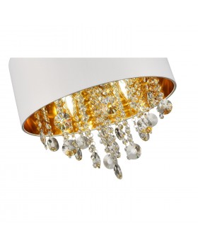 SL1350.503.04 Светильник подвесной ST-Luce Хром/Белый, Золотистый, Прозрачный E14 4*40W LACCHIA-foto12