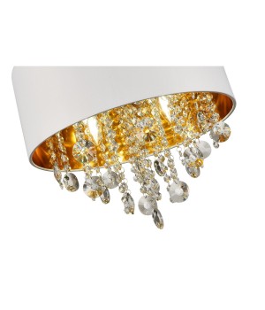 SL1350.503.04 Светильник подвесной ST-Luce Хром/Белый, Золотистый, Прозрачный E14 4*40W LACCHIA-foto12