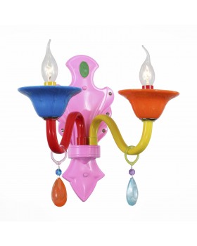 SL672.961.02 Бра ST-Luce Разноцветный/Разноцветный E14 2*40W DELIZIA-foto2