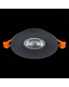 ST205.408.01 Св-к встр. Мат. черный GU10 1*50W D95xH27 220V Без ламп GERA-foto5