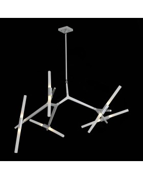 SL947.102.10 Люстра потолочная ST-Luce Серебристый/Белый G9 10*5W LACONICITA-foto9