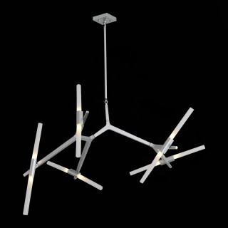 SL947.102.10 Люстра потолочная ST-Luce Серебристый/Белый G9 10*5W LACONICITA-foto9