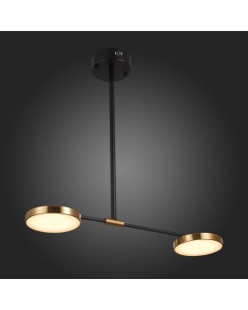 SL1605.403.02 Светильник подвесной ST-Luce Черный/Латунь, Белый LED 2*8,5W 3000K FARONE-foto5