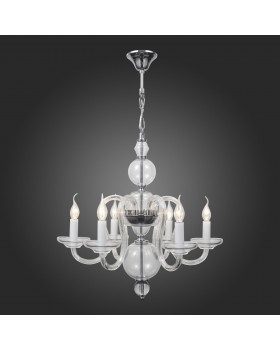 SL757.103.06 Люстра подвесная ST-Luce Хром, Прозрачный/Прозрачный E14 6*40W NINFA-foto3