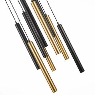 ST153.443.27 Люстра подвесная Черный LED 1*27W 4000K 2 295Lm Ra  IP20 D350xH1 500 180-240V ST153-foto3