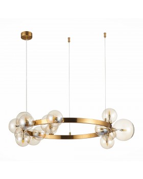 SL1165.302.15 Светильник подвесной ST-Luce Бронза/Коньячный G4 15*5W NECTON-foto2