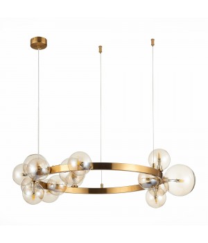 SL1165.302.15 Светильник подвесной ST-Luce Бронза/Коньячный G4 15*5W NECTON-foto2