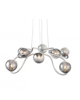 SL1502.103.08 Светильник подвесной ST-Luce Хром/Дымчатый G9 8*5W LEGATEZZA-foto14