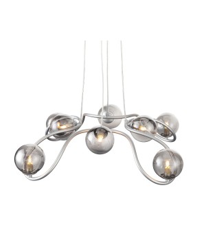 SL1502.103.08 Светильник подвесной ST-Luce Хром/Дымчатый G9 8*5W LEGATEZZA-foto14