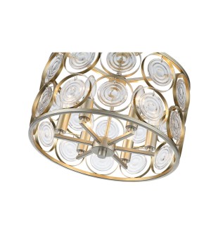 SL1105.202.06 Светильник потолочный ST-Luce Золотистый с патиной/Золотистый, Прозрачный E14 6*60W SERANDA-foto13