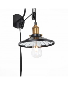 SL270.401.01 Бра ST-Luce Темно-коричневый/Темно-коричневый, Бронза E27 1*60W CURIOSITA-foto13