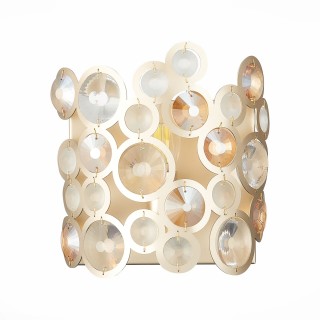 SL1172.201.01 Бра ST-Luce Золотистый/Золотистый, Прозрачный E14 1*60W NAMIO-foto2