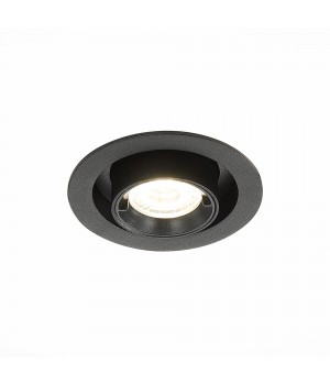 ST702.348.12 Св-к встр. Черный LED 1*12W 4000K 900Lm Ra80 24° IP20 D90xH92 180-240V ST702