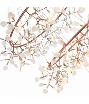 SL379.203.486 Люстра подвесная ST-Luce Медный/Белый LED 486*0,5W 3500K RAFINA-foto3