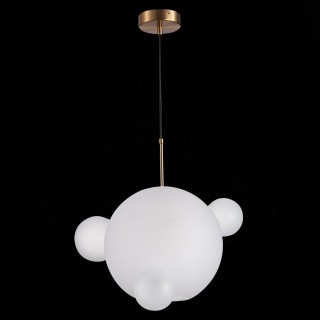 SL1133.503.01 Светильник подвесной ST-Luce Латунь/Белый E27 1*60W BOPONE-foto4