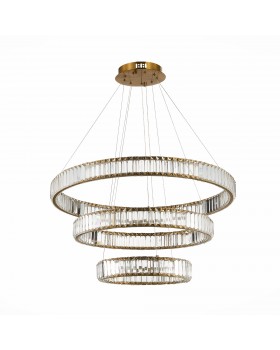 SL1622.303.03 Люстра подвесная ST-Luce Латунь/Прозрачный LED 1*122W 4000K TIVOLI-foto2