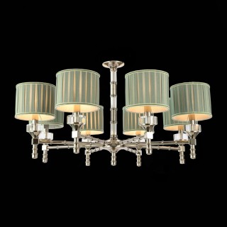 SL1121.103.08 Люстра подвесная ST-Luce Никель/Оливковый E14 8*40W OLEO-foto4