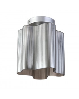 SL117.702.01 Светильник потолочный ST-Luce Серебристый/Дымчатый E27 1*60W ONDE-foto2