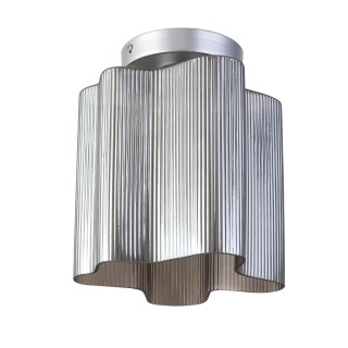 SL117.702.01 Светильник потолочный ST-Luce Серебристый/Дымчатый E27 1*60W ONDE-foto2