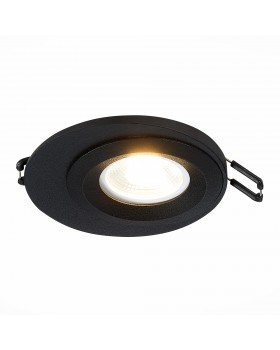 ST216.408.01 Св-к встр. Черный GU10 1*7W IP20 D100xH23 220V Без ламп ST216-foto2