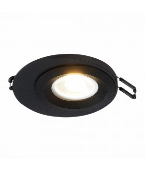 ST216.408.01 Св-к встр. Черный GU10 1*7W IP20 D100xH23 220V Без ламп ST216-foto2