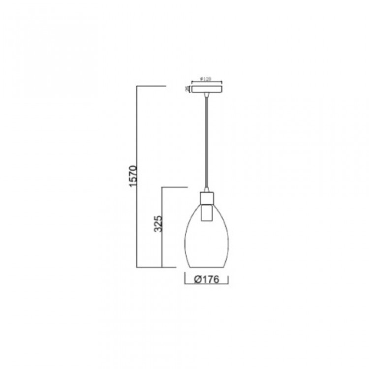 Подвесной светильник Vele Luce Placido VL5055P12