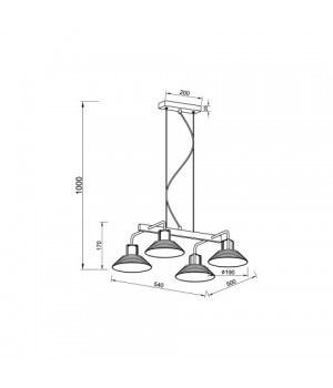 Подвесной светильник Vele Luce Intrigo VL5822P04-foto4