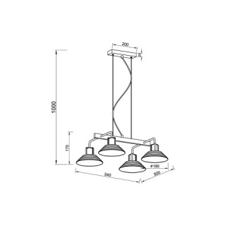 Подвесной светильник Vele Luce Intrigo VL5822P04-foto4