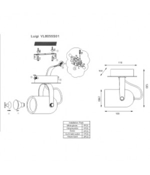 Спот Vele Luce Luigi VL8055S01-foto6