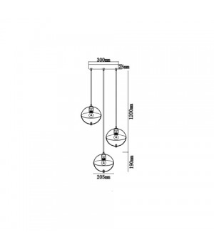 Подвесной светильник Vele Luce Broadway VL5362P23-foto5