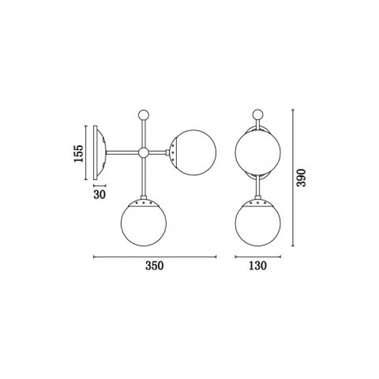 Бра Vele Luce Modena VL5013W02