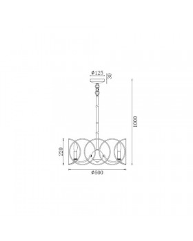 Подвесная люстра Vele Luce Vita VL4234P06-foto4