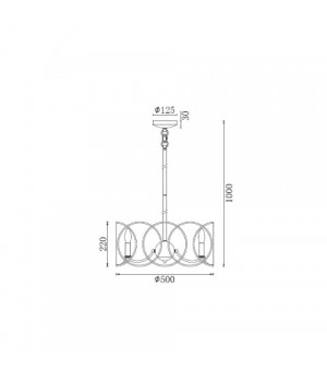 Подвесная люстра Vele Luce Vita VL4234P06-foto4