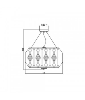Подвесной светильник Vele Luce Buzzati VL2181P06-foto5