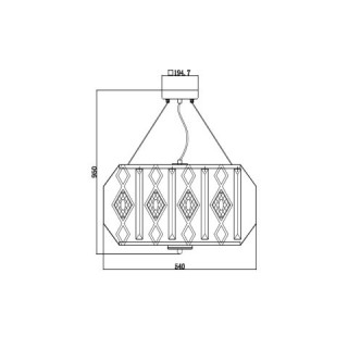 Подвесной светильник Vele Luce Buzzati VL2181P06-foto5