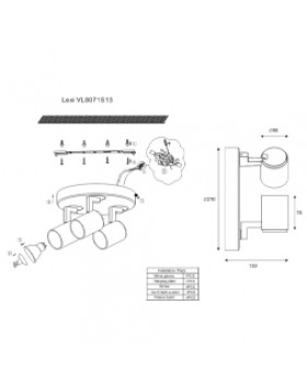 Спот Vele Luce Lexi VL8071S13-foto6