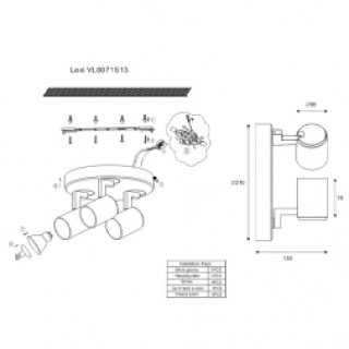 Спот Vele Luce Lexi VL8071S13-foto6