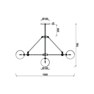 Подвесная люстра Vele Luce Universo VL2052L10-foto5
