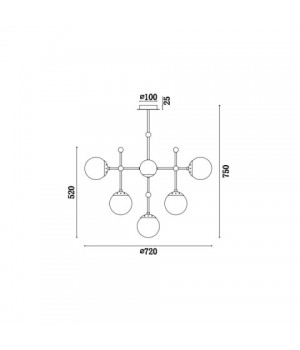 Подвесная люстра Vele Luce Modena VL5014P10-foto5