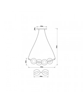 Подвесной светильник Vele Luce Astoria VL5002P41-foto5